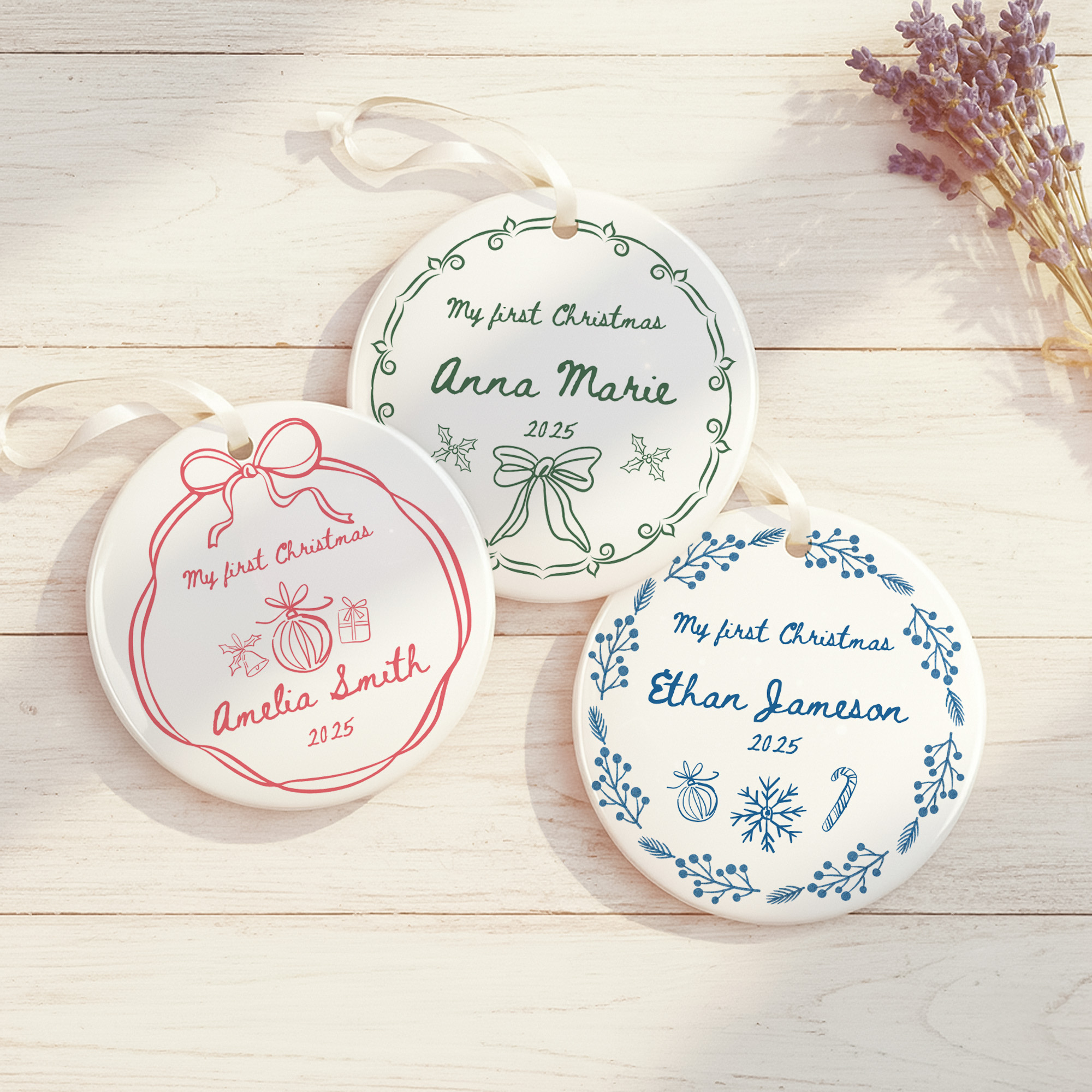 Personalized Christmas ornament