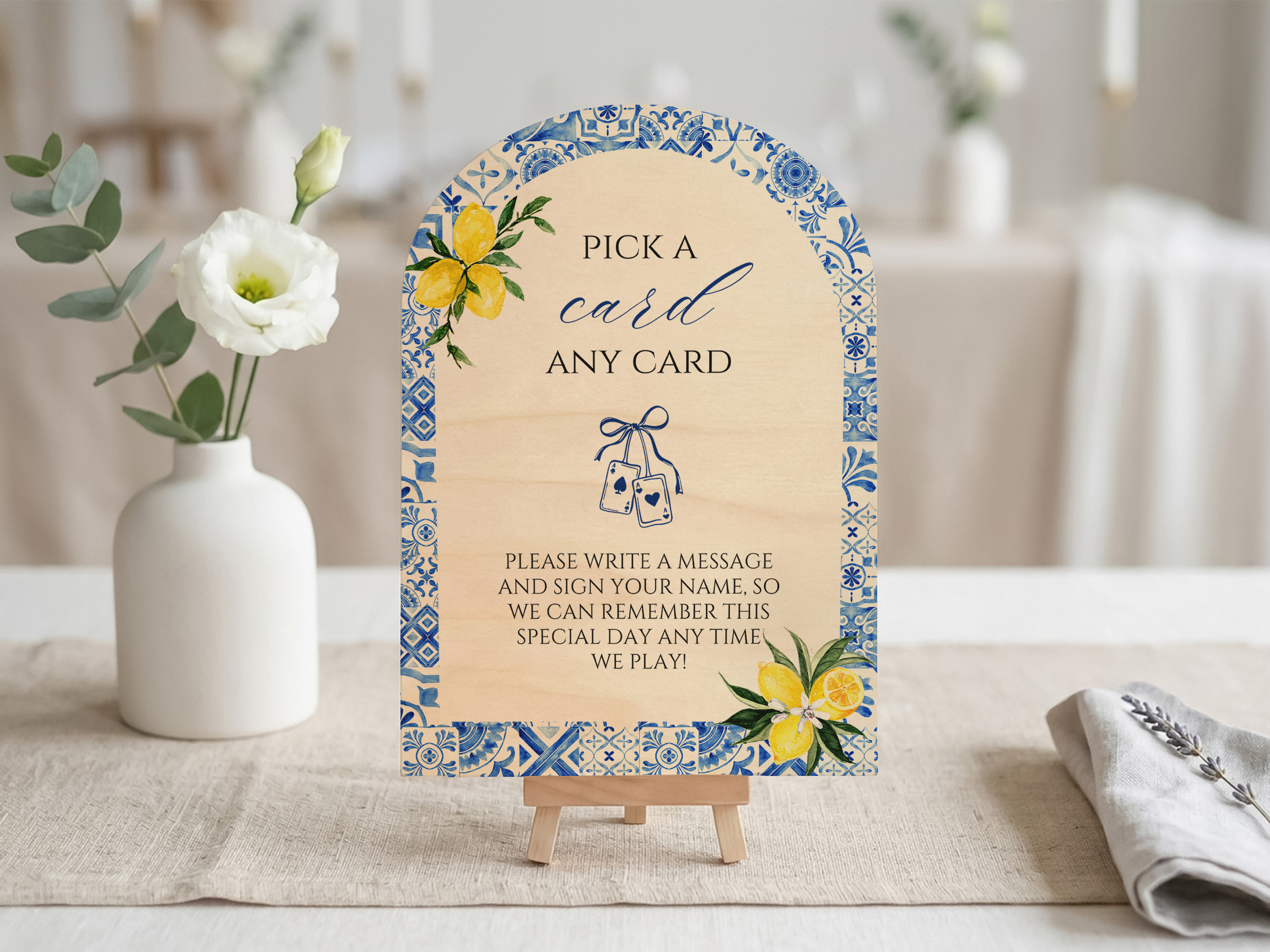 Personalized wood sign